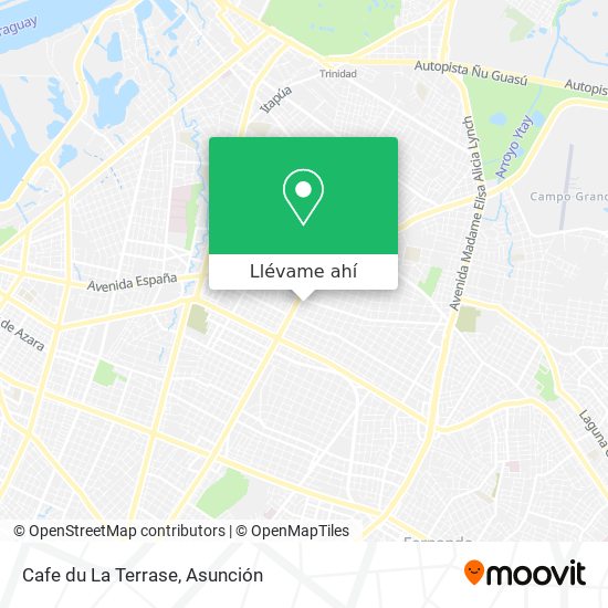Mapa de Cafe du La Terrase