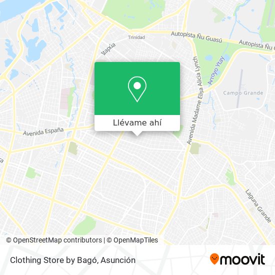 Mapa de Clothing Store by Bagó