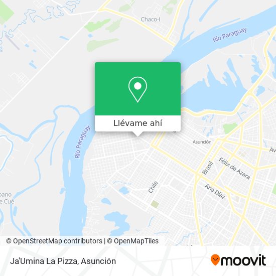 Mapa de Ja'Umina La Pizza