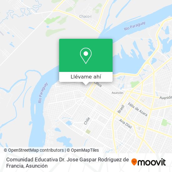 Mapa de Comunidad Educativa Dr. Jose Gaspar Rodriguez de Francia