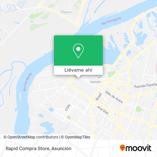 Mapa de Rapid Compra Store