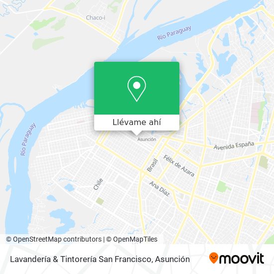Mapa de Lavandería & Tintorería San Francisco