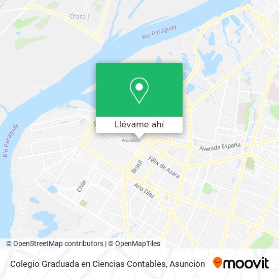 Mapa de Colegio Graduada en Ciencias Contables