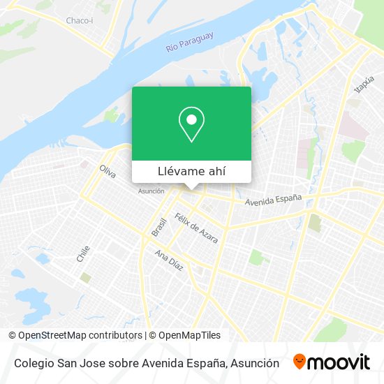 Mapa de Colegio San Jose sobre Avenida España