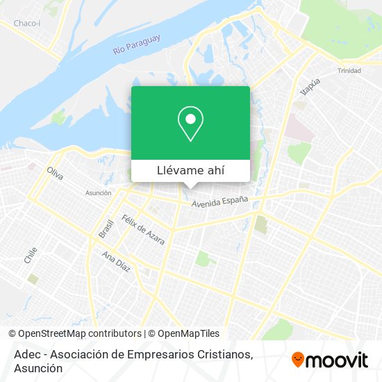 Mapa de Adec - Asociación de Empresarios Cristianos