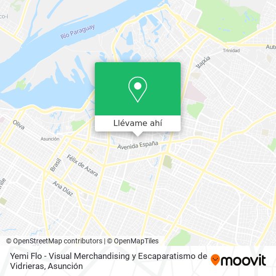 Mapa de Yemi Flo - Visual Merchandising y Escaparatismo de Vidrieras