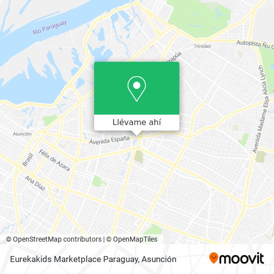 Mapa de Eurekakids Marketplace Paraguay