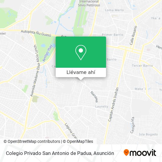 Mapa de Colegio Privado San Antonio de Padua