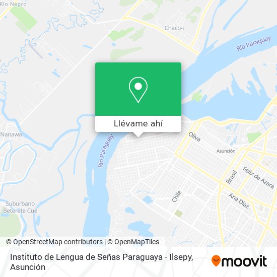 Mapa de Instituto de Lengua de Señas Paraguaya - Ilsepy