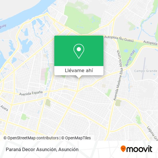 Mapa de Paraná Decor Asunción