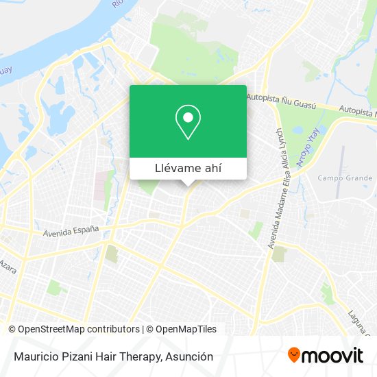 Mapa de Mauricio Pizani Hair Therapy