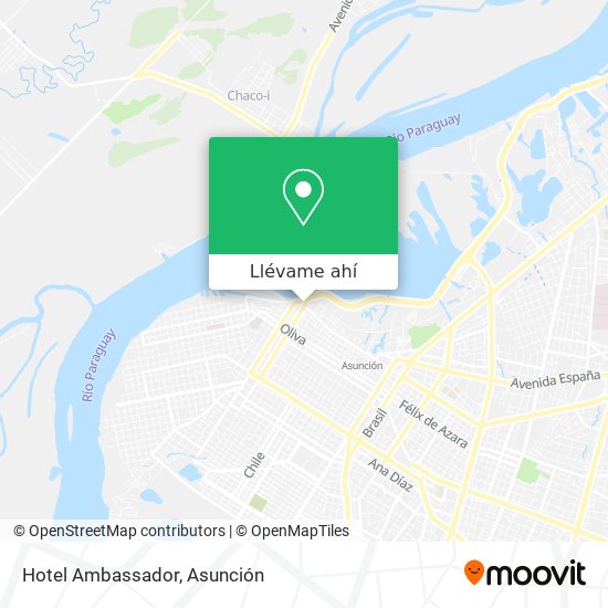 Mapa de Hotel Ambassador