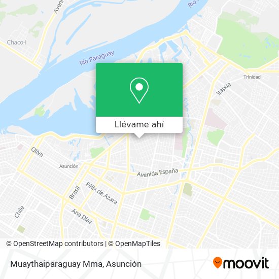 Mapa de Muaythaiparaguay Mma