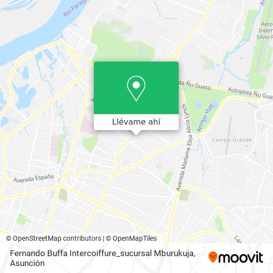 Mapa de Fernando Buffa Intercoiffure_sucursal Mburukuja