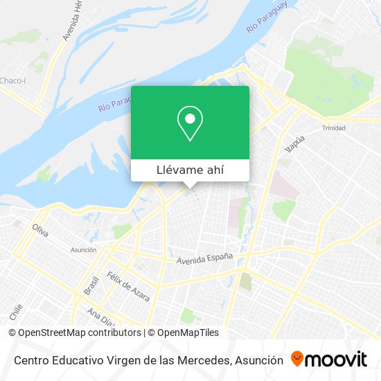 Mapa de Centro Educativo Virgen de las Mercedes