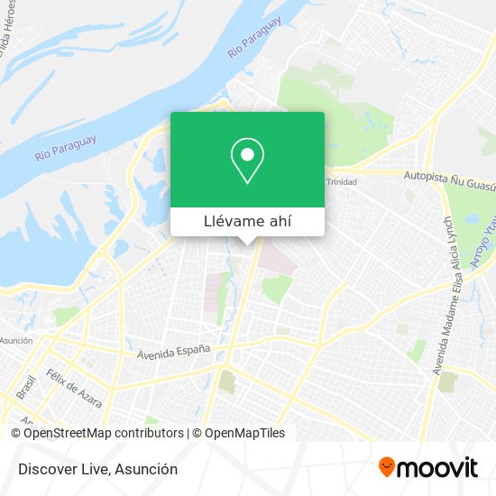 Mapa de Discover Live