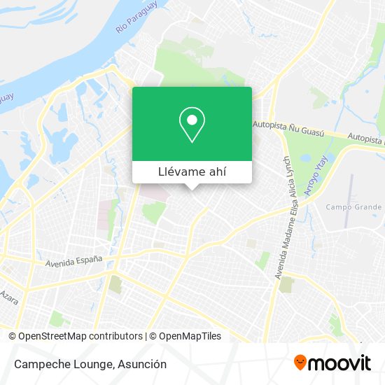 Mapa de Campeche Lounge
