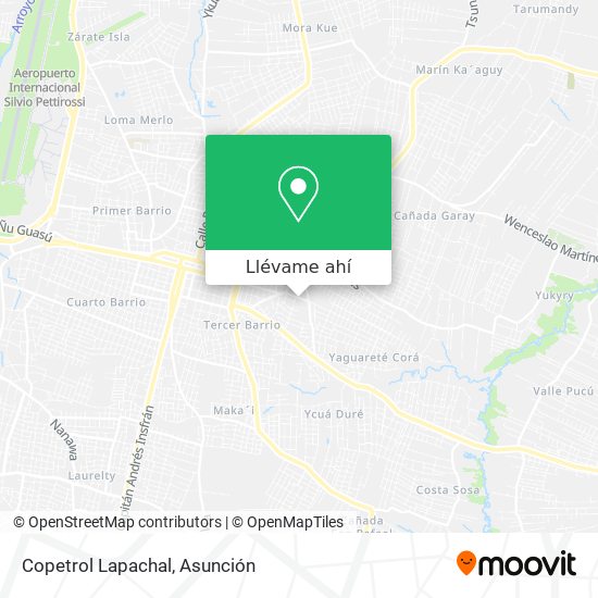 Mapa de Copetrol Lapachal