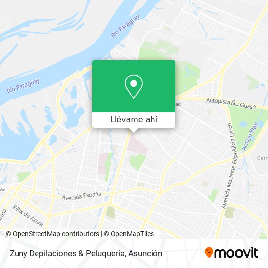 Mapa de Zuny Depilaciones & Peluqueria