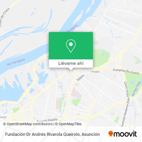 Mapa de Fundación Dr Andrés Rivarola Queirolo