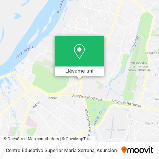 Mapa de Centro Educativo Superior Maria Serrana