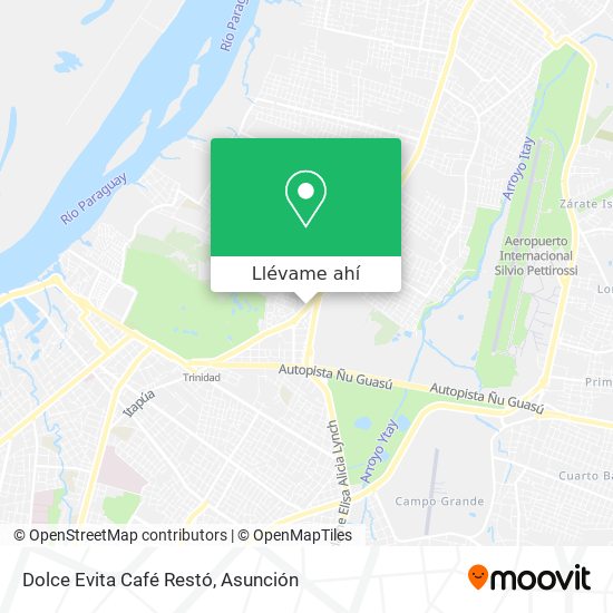 Mapa de Dolce Evita Café Restó