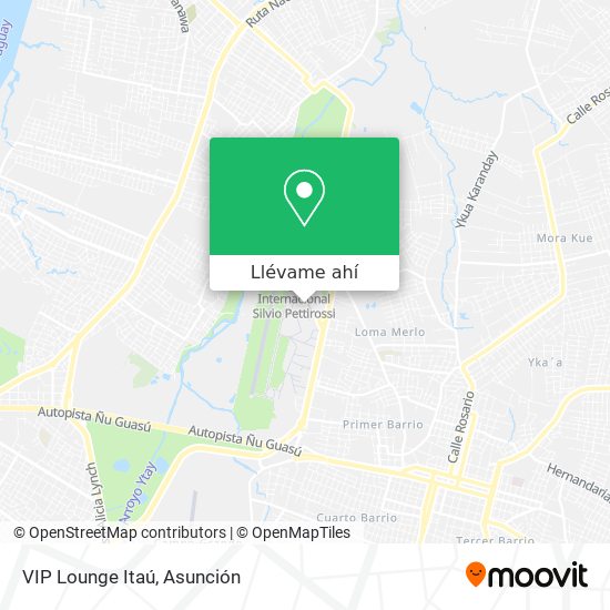 Mapa de VIP Lounge Itaú