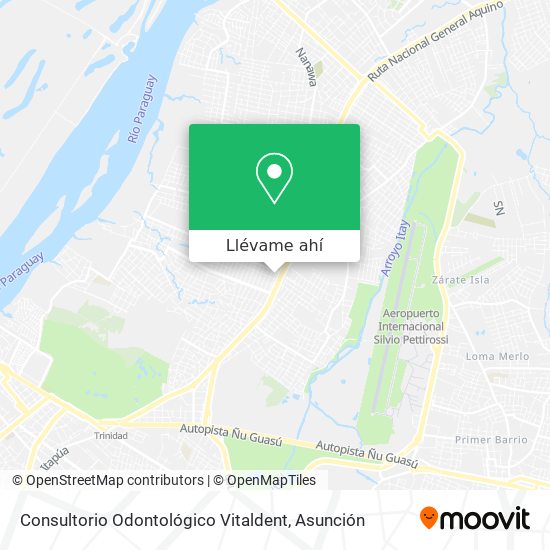 Mapa de Consultorio Odontológico Vitaldent