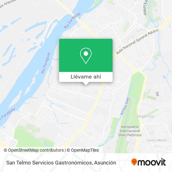 Mapa de San Telmo Servicios Gastronómicos