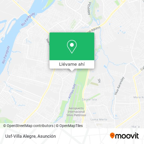 Mapa de Usf-Villa Alegre