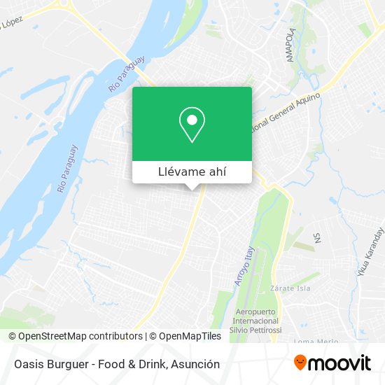 Mapa de Oasis Burguer - Food & Drink