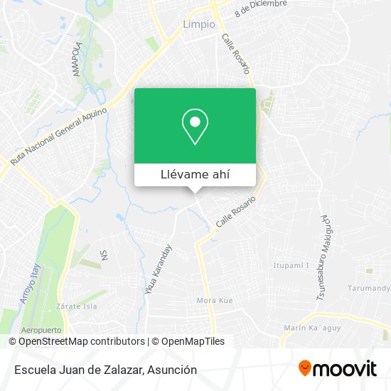 Mapa de Escuela Juan de Zalazar