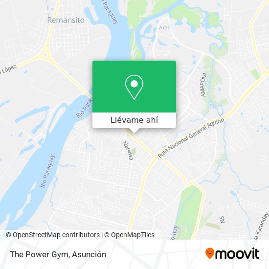 Mapa de The Power Gym