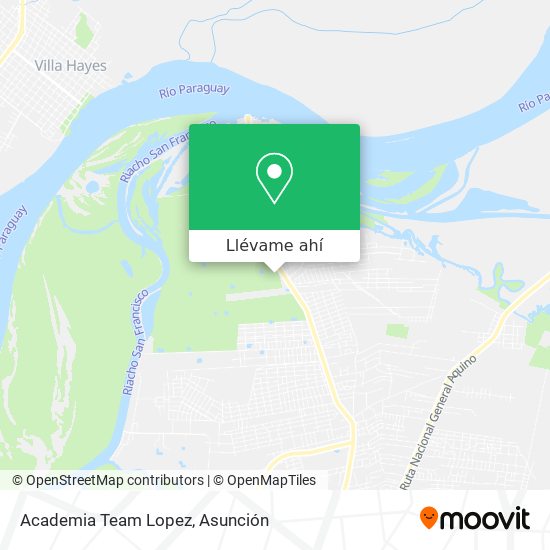 Mapa de Academia Team Lopez