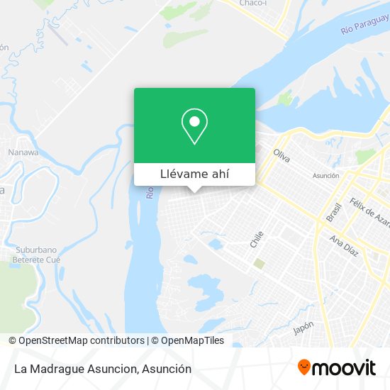Mapa de La Madrague Asuncion