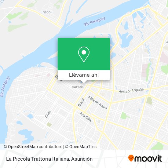 Mapa de La Piccola Trattoria Italiana