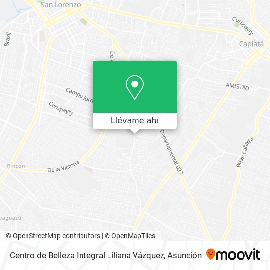 Mapa de Centro de Belleza Integral Liliana Vázquez