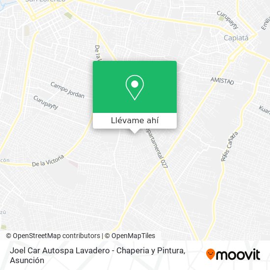 Mapa de Joel Car Autospa Lavadero - Chaperia y Pintura