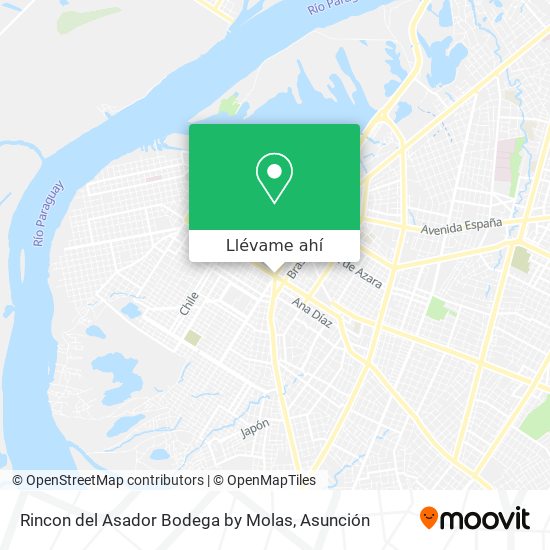 Mapa de Rincon del Asador Bodega by Molas