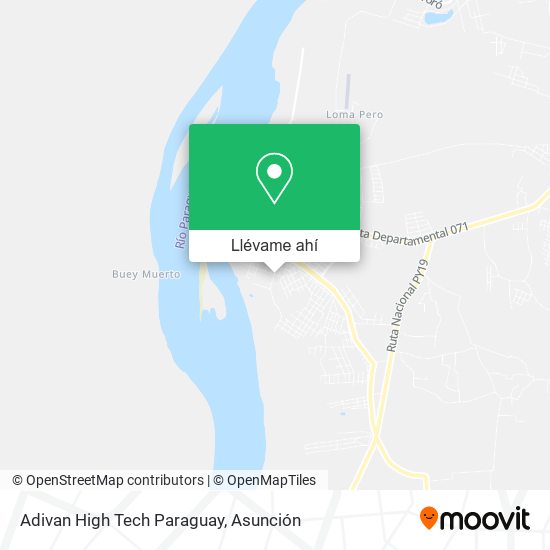 Mapa de Adivan High Tech Paraguay