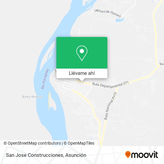 Mapa de San Jose Construcciones