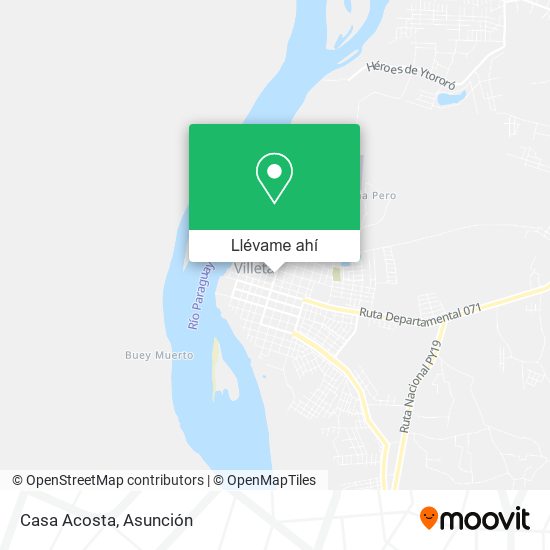 Mapa de Casa Acosta