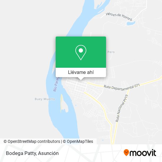 Mapa de Bodega Patty