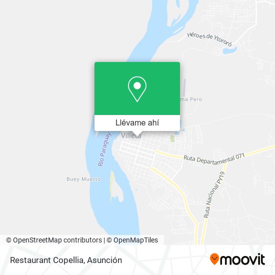 Mapa de Restaurant Copellia