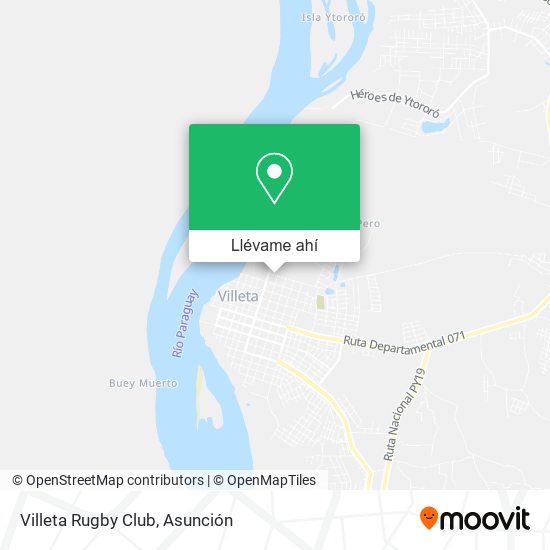 Mapa de Villeta Rugby Club