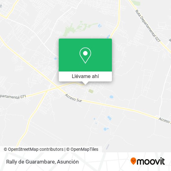 Mapa de Rally de Guarambare