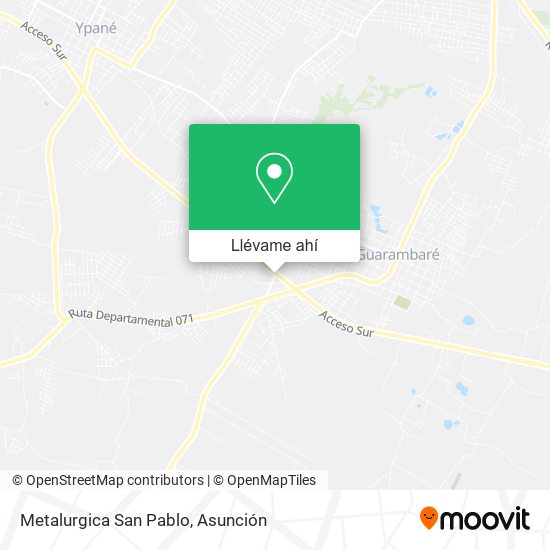 Mapa de Metalurgica San Pablo