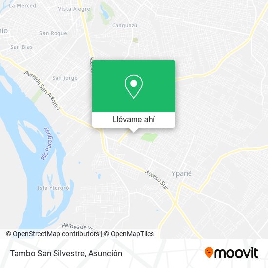 Mapa de Tambo San Silvestre