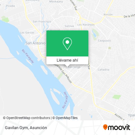 Mapa de Gavilan Gym