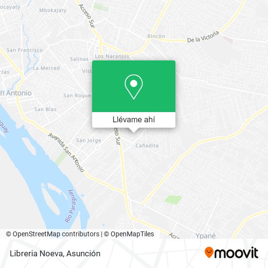Mapa de Libreria Noeva